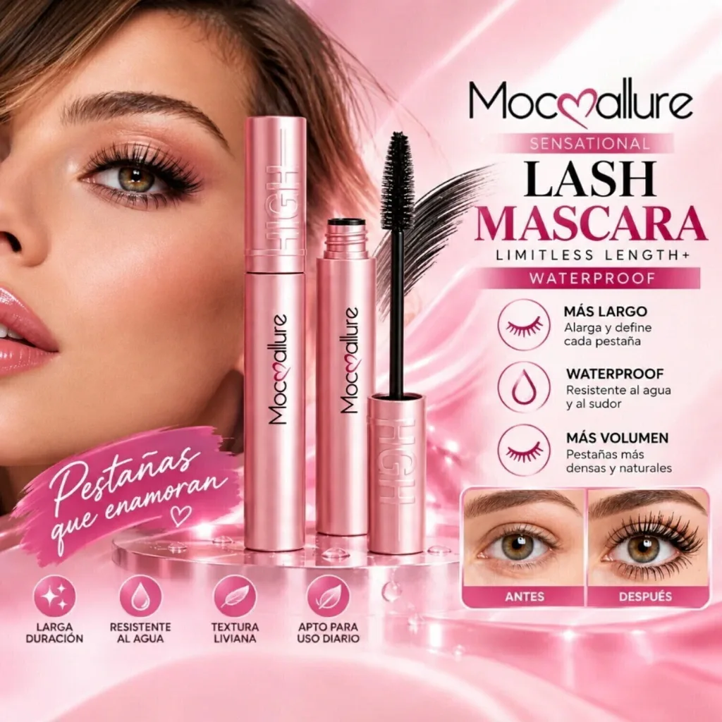 Mascara de Pestañas Mocallure Sensational Lash - Waterproof