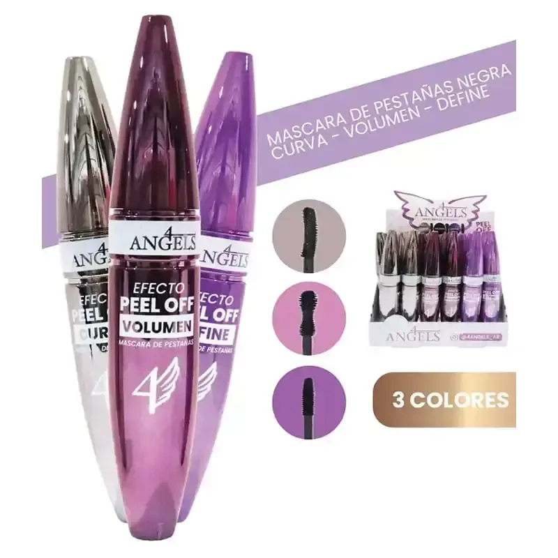 Mascara Pestañas Efecto Peel Off HD 4 Angels