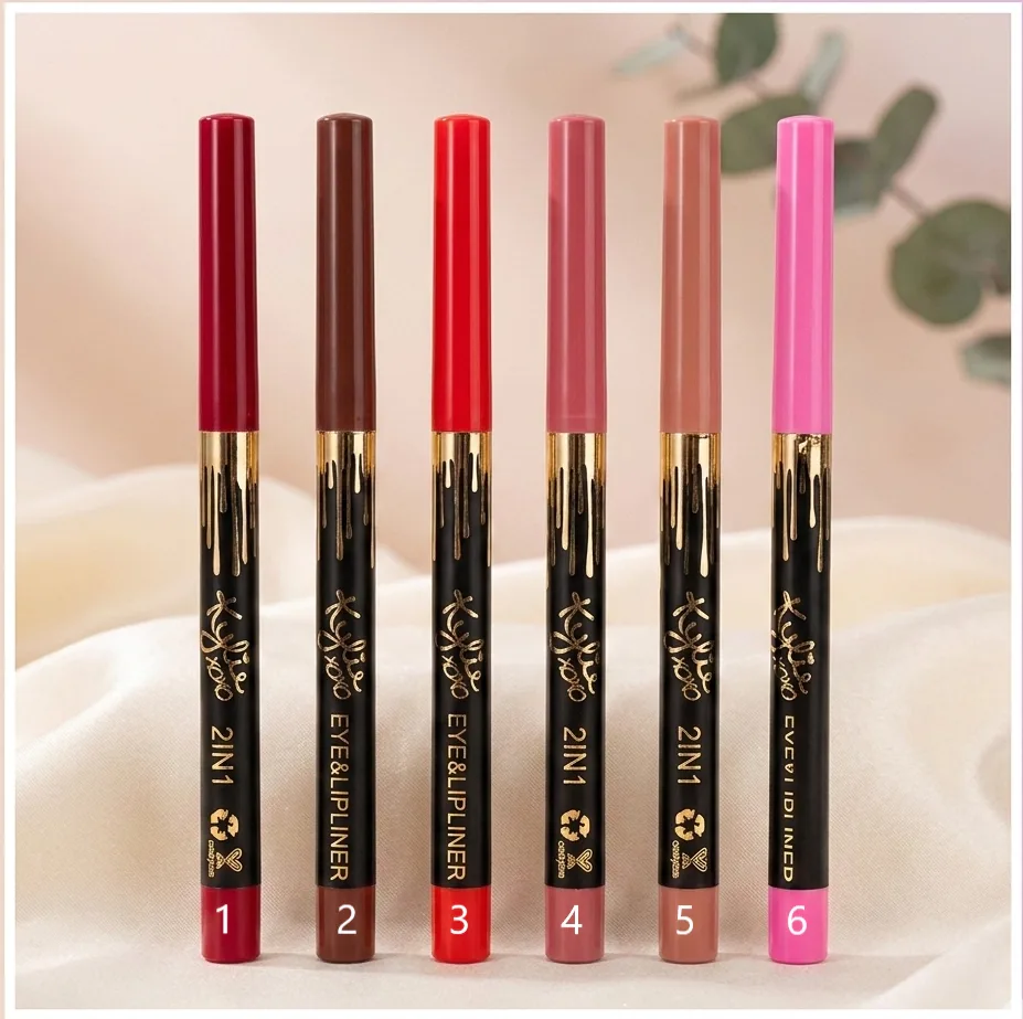 Delineador Retráctil 2 en 1 KY - (Eye & Lipliner)