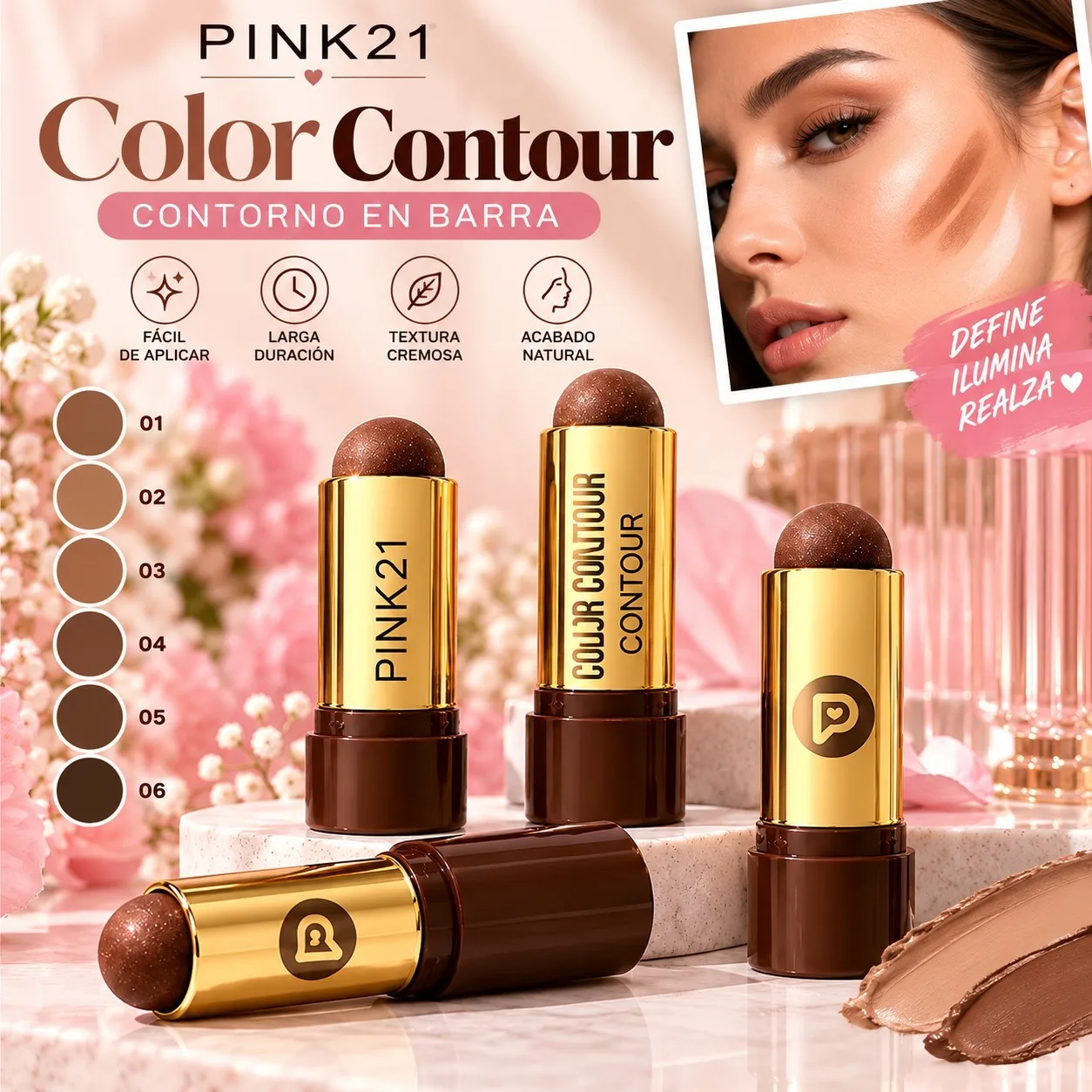 CONTOUR BARRA PINK 21
