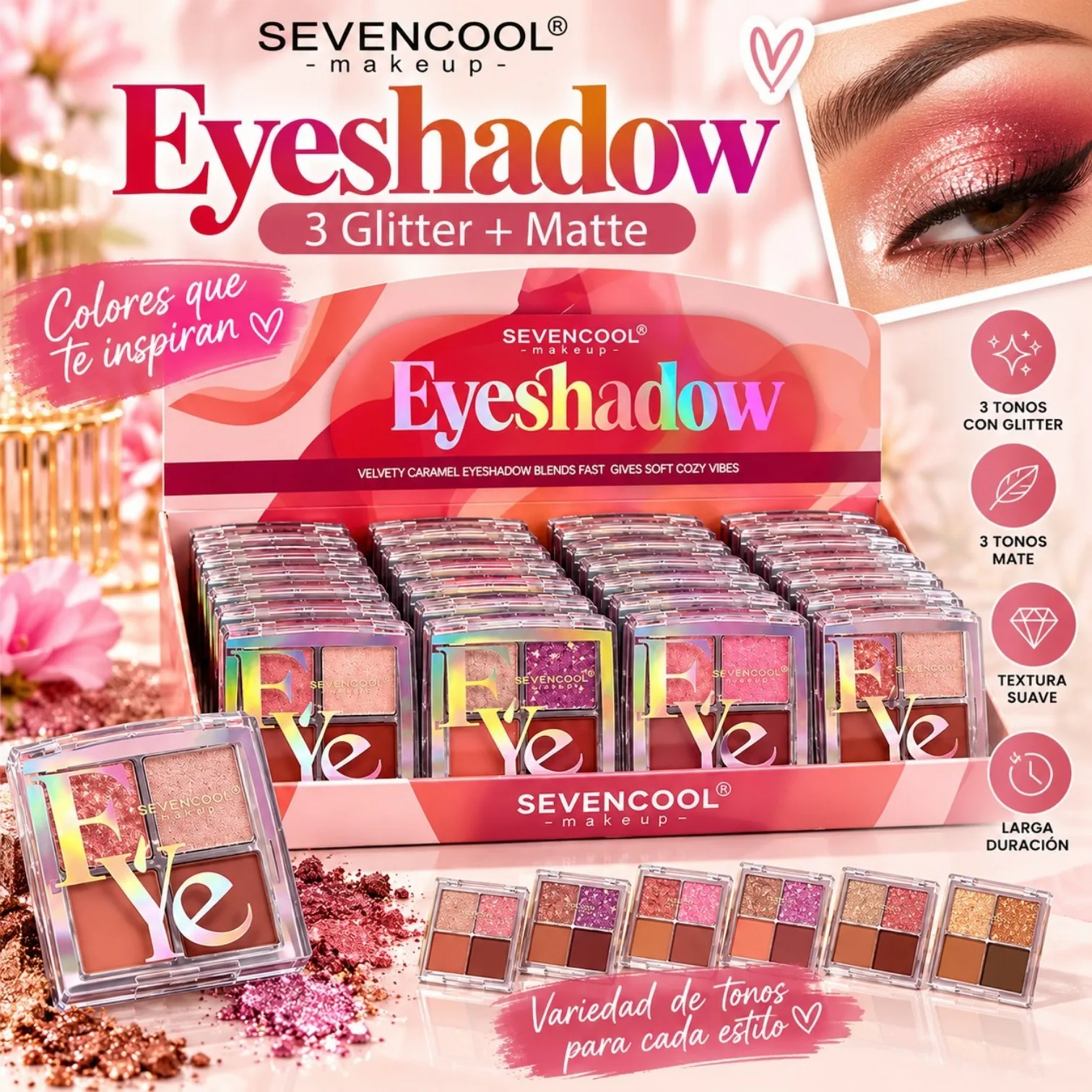SOMBRA PARA OJOS EYE SEVEVCOOL